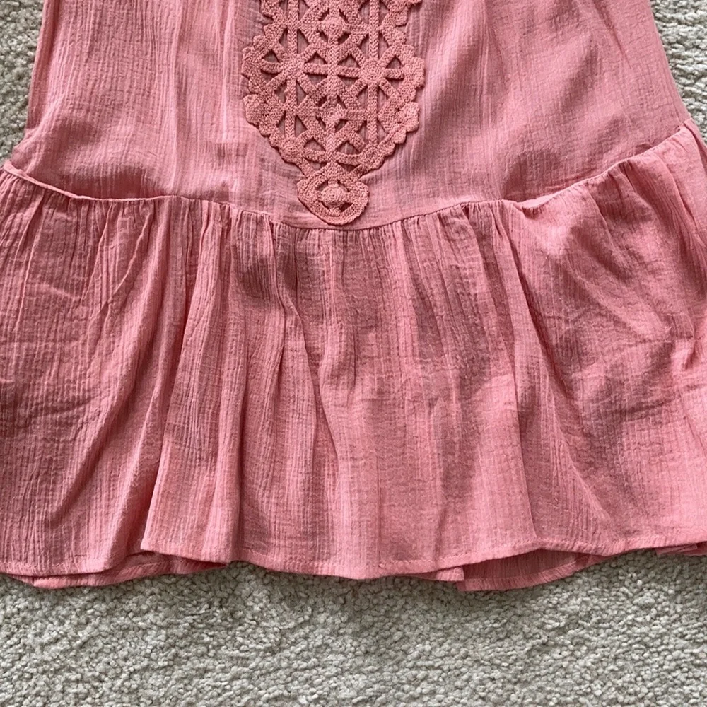 Peach/Blush Color Sleeveless Tunic - Picture 5 of 8